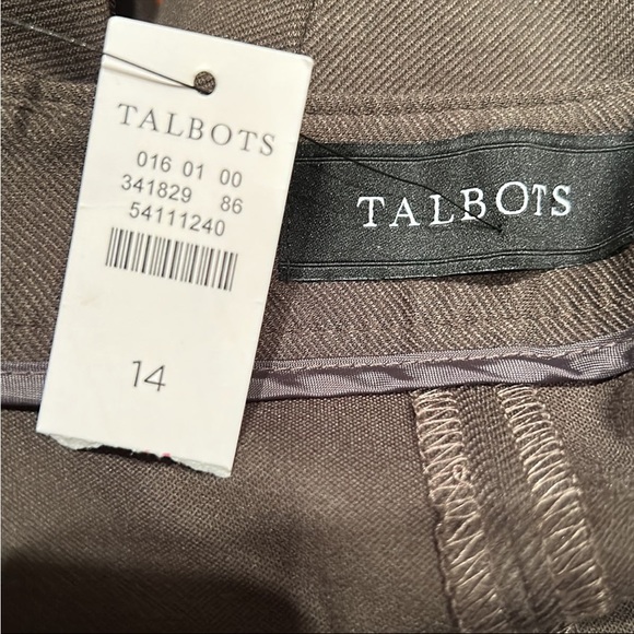 NWT Talbots Army Green Lexington Skinny Leg Ankle Length Pant - Picture 5 of 9